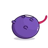 Purple Cherry telegram stickers