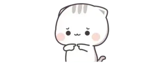 ✨ gatto, adesivo, carino, kawaii, animale telegram sticker