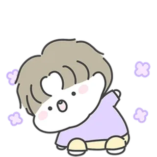 🌸 Cartoon, Niedlich, Figur, Sticker, Illustration telegram sticker