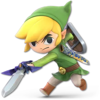 ⛵️ Link The Legend of Zelda Videogame, Nintendo, Link, Legend of Zelda, Zwaard, Toon Link telegram sticker