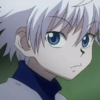 🌑 Killua Zoldyck Hunter x Hunter 애니메이션, 소년, 키르아, 헌터, 조르딕 telegram sticker