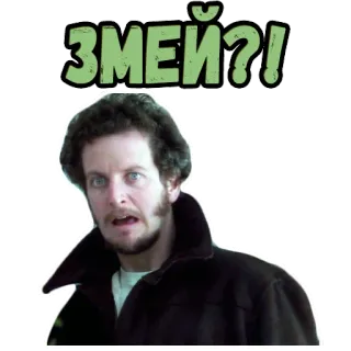 😒 ЗМЕЙ?! pegatina, pregunta, ruso, expresión, hombre whatsapp sticker