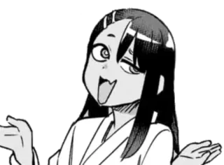 ◾️ Nagatoro Don't Toy with Me, Miss Nagatoro Anime, Manga, Nagatoro, Lass dich nicht ärgern, Nagatoro, Cartoon, Charakter, Lustig, Ausdruck telegram sticker