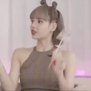 🦔 Lisa K-pop, cantante, donna, celebrità, Lisa whatsapp sticker