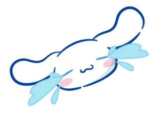 🐰 kawaii, crying, cute, sad, character telegram sticker