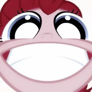 🎉 Pinkie Pie My Little Pony kucyk, kreskówka, Pinkie Pie, uśmiech, My Little Pony telegram sticker
