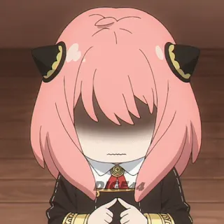 😐 Anya Forger Spy x Family Anime, Cartone animato, Personaggio, Spy x Family, Anya, Anya Forger telegram sticker