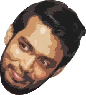 😉 portrait, man, face, sticker telegram sticker