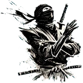 😵 Ninja, Guerrero, Katana, Artes Marciales, Luchador, Samurái, Espada whatsapp sticker