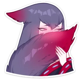 ☺️ Anime, Gadis, Merona, Imut, Kartun whatsapp sticker