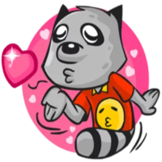 Руби Енот @StikerDi telegram stickers