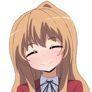 😊 Taiga Aisaka Toradora! Anime, Toradora, Taiga, Kawaii, Mignon whatsapp sticker