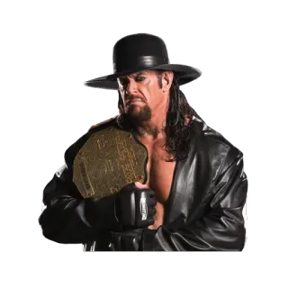 😨 The Undertaker catch, WWE, Undertaker, champion, Mark Callaway telegram sticker