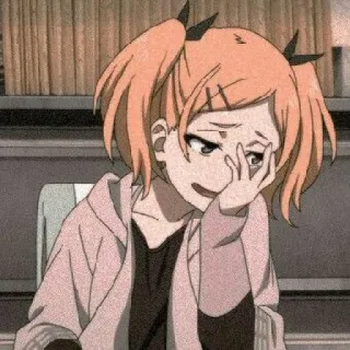 🤦‍♀ anime, girl, sad, cute, cartoon telegram sticker