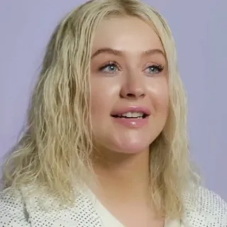 🌻 Christina Aguilera Christina Aguilera, cantante, celebridad, rubia, retrato, persona, mujer telegram sticker