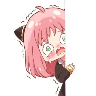 😭 Anya Forger Spy × Family anime, cute, manga, character, anya, spy family telegram sticker