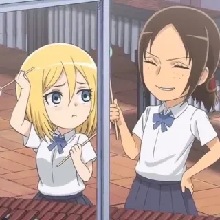 🌟 Ymir Attack on Titan Anime, L'Attacco dei Giganti, Ymir, Christa Lenz telegram sticker