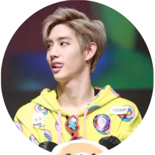😜 사인 해주세요 Mark Tuan, GOT7, K-Pop, Ídolo, Cantor, Coreano, Celebridade telegram sticker