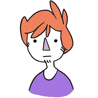 😐 만화, 캐릭터, 일러스트, 초상화, 드로잉 telegram sticker