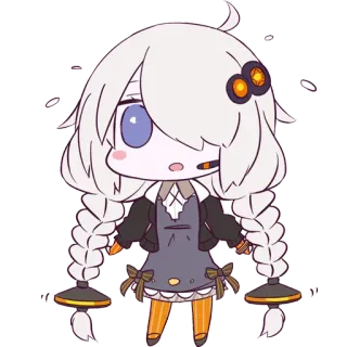 😥 ちび, アニメ, 漫画, かわいい, キャラクター, アート telegram sticker