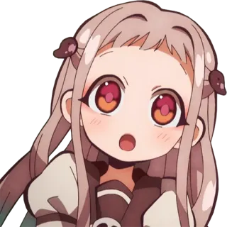 😮 Nene Yashiro Toilet-bound Hanako-kun Anime, Mädchen, Süß, Manga, Toiletten-Hanako-kun whatsapp sticker