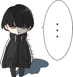 💬 Anime, Manga, Chibi, Dessin animé, Personnage, Illustration telegram sticker