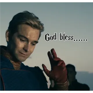 🙂 Homelander The Boys God bless...... Superheld, Fernsehsendung, The Boys, Bösewicht whatsapp sticker