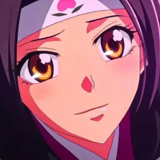 🌚 Anime, Mädchen, Süß, Lächeln telegram sticker
