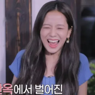 ✨ 잔혹에서 벌어진 корейский, текст, слова, улыбка, смех, женщина whatsapp sticker
