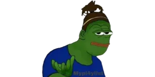 ☘ Pepe the Frog Mypl4yilfst Пепе, Лягушка, Мем, Оскорбительный, Жест telegram sticker