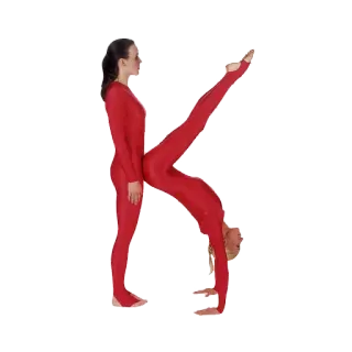 😢 Acrobatique, Yoga, Gymnastique, Lettre K, Performance, Flexibilité, Art corporel whatsapp sticker