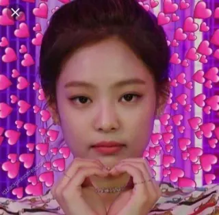 🖤 Jennie Kim Jennie Kim, K-Pop, heart, idol, singer, Blackpink telegram sticker
