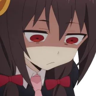 😶 动漫, 生气, 女孩, 失望, 可爱 telegram sticker