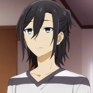 📚 Izumi Miyamura Horimiya anime, manga, horimiya, izumi, miyamura, school telegram sticker
