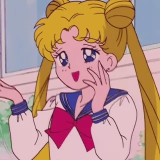 🌙 Sailor Moon Anime, Manga, Sailor Moon, Leuk, Schattig telegram sticker