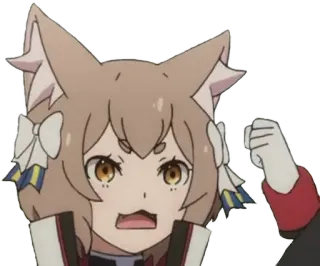 😡 Felix Argyle Re:Zero アニメ, 猫, かわいい, Re:ゼロ, フェリックス・アーガイル, 漫画, ステッカー telegram sticker