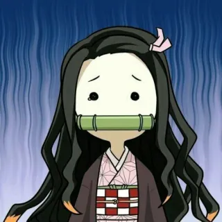 🍒 Nezuko Kamado Demon Slayer Anime, Nezuko, Thanh gươm diệt quỷ, Manga, Dễ thương telegram sticker