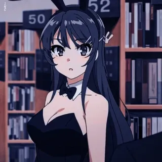 ✿MAI SAKURAJIMA✿ @anime_sticks :: @fStikBot telegram stickers