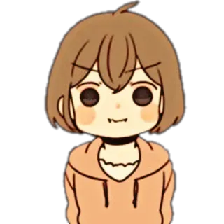 🎀 Cartoon, Anime, Mädchen, Figur, Kawaii telegram sticker