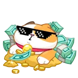 Кот Амур - @stickers_vk telegram stickers
