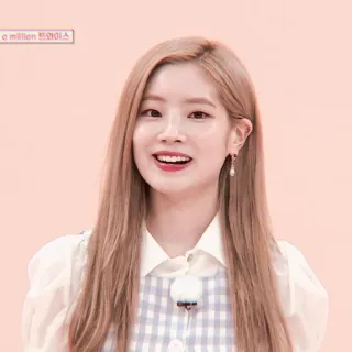 🥮 Dahyun a million 트와이스 K-pop, Twice, Dahyun, Idol, Pop coreano, Musica, Gruppo femminile telegram sticker