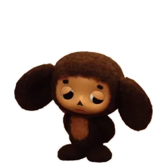 😢 animated, cartoon, character, toy telegram sticker