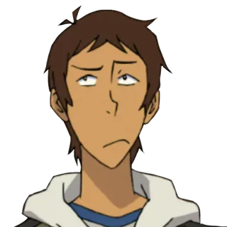 😒 Lance Voltron: Legendary Defender lance, voltron, anime, cartoon telegram sticker