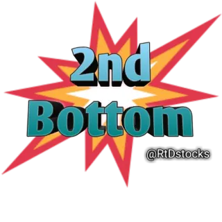 2⃣ 2nd Bottom text, 2nd, bottom, second, words telegram sticker