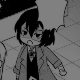 🕷️ Anime, Manga, Chibi, Zły, Wykrzyknik, Kreskówka, Naklejka whatsapp sticker