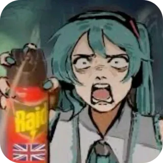 🤮 Hatsune Miku Vocaloid Raid telegram sticker