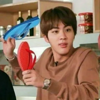 JINOREZ as @SEOKJINIEST whatsapp stickers