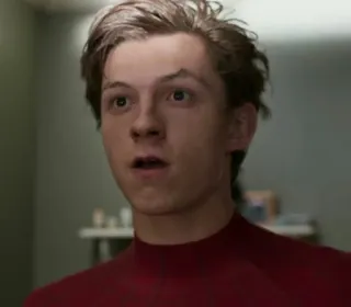 😐 Spider-Man Homem-Aranha, Tom Holland, Marvel, super-herói, Peter Parker telegram sticker