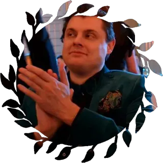 👏 Mann, klatschen, festliche Kleidung, Porträt, Person whatsapp sticker