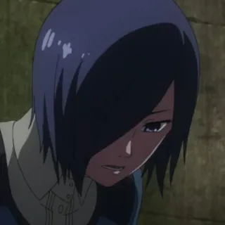 🪁 Touka Kirishima Tokyo Ghoul อนิเมะ, มังงะ, โทวกะ คิริชิมะ, โตเกียวกูล, กูล telegram sticker